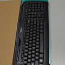 Logitech MK335 Quiet Wireless Keyboard and Mouse Combo - Black/Silver Keyboard and Mouse Combo Wireless, Ambidextrous