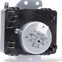 W10186032 WPW10186032 Dryer Timer Compatible with Kenmore Dryer Timer 7MKGDS400DW0 11075102311 11065132411 110C65132411 110C72442511 11062342510, Replacement WPW10186032VP 162-412-1, 120VAC 60Hz