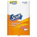 Scott ComfortPlus Toilet Paper, 12 Triple Rolls, 231 Sheets per Roll, Septic-Safe, 1-Ply Toilet Tissue