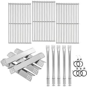 Grill Parts for Kitchen Aid Replacement Parts 720-0709C 720-0727 720-0826 720-0826E 750-0780 860-0003 870-0003, Nexgrill 720-0709B 720-0709C 860-0003 860-0003UK Stainless Steel Grates & Heat Plate Kit