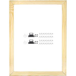 uxcell DIY Canvas Stretcher Bars, 16 x 12 Inch Canvas Frame Wooden Frames Kit Sturdy Stretcher Frames for Oil Paintings Prints Posters, Wood