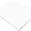Prang (Formerly SunWorks) Construction Paper, Bright White, 18" x 24", 100 Sheets