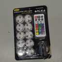 Submersible Lights, Mini IP68 Wireless Remote Control , for Vases Bowls Water Filled Containers (10pcs)