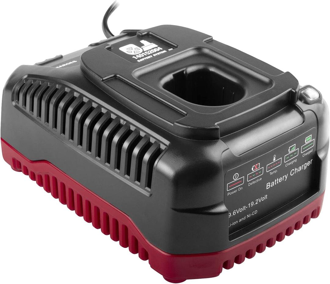 19.2V Quick Charger (Dual-Chemistry) for Craftsman Tools 19.2-Volt C3 XCP Lithium-Ion & Ni-Cad Diehard Battery Charger