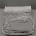 SAPHREAS 100% Washed Cotton Duvet Cover King Size Set, Linen Like Comforter Cover with Zipper Closure & Corner Ties (No Comforter), 104x90 Light Grey