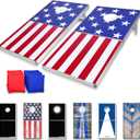 GoSports 4 x 2 ft Ultra Portable Cornhole Board Set - Choose LED Lights or Standard - Regulation Size Corn Hole Games for Adults, Perfect for Tailgating and Camping - Includes 8 Bean Bags & Rules