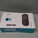 Veise VE06-L Smart Locks With 2 Lever Handle Set, App Control, Keyless Entry Deadbolt for Front Door, Electronic Digital Touchscreen Keypad, Auto Lock, Waterproof, Easy Installation, Matte Black