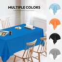 4 x 2-Pack Royal Blue Disposable Plastic Tablecloths for Rectangle Tables - 54"x108" | Perfect for Parties, Events, and Weddings, Indoor and Outdoor Use