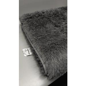 OLANLY 2x4 Machine Washable Runner Rugs for Hallway, Soft Fluffy Shaggy Bedside Rugs for Bedroom, Living Room, Indoor Floor Carpet for Kids Girls and Boys, Nursery Rooms, Home Decor Aesthetic, Grey