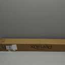 Persilux Cordless Zebra Blinds for Windows (34" W x 72" H, White) with Upgraded Cassette Light Filtering Dual Layers Sheer Roller Blinds Energy Saving Shades for Office and Home