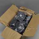 5 Inch Swivel Caster Wheels Set of 4, Heavy Duty Casters with Brake, Polyurethane Locking Casters for Cart, Workbench and Trolley-Load 2200lbs, Black(Two Hardware Kits)