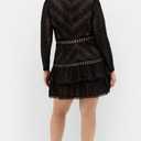 City Chic Women's Dress - Gabriella Lace (Black, M)
