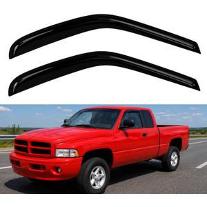 2PC Rain Guards for 1994-2001 Dodge Ram 1500 Window Visors