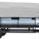 iCOVER Trailerable Pontoon Boat Cover, Fits 17 to 28ft Long & Beam Width up to 102in Pontoon Boat with Storage Bag (Grey)