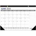 OuMuaMua 3-Pack Large Desk Calendars 2026-2027 - 18 Months from Jan. 2024 through Jun. 2025, 22" x 17" Desktop Wall Calendar with Julian Date To-do & Notes, Corner Protectors for School Home Office