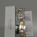 MioHHR Solid Stainless Steel Band Compatible with Apple Watch 38mm(Series 3/2/1) 40mm(Series SE/6/5/4) 41mm(Series 9/8/7) Metal Strap with Soft TPU Case for iWatch Bands for Women and Men, Gold. Size 38/40 mm