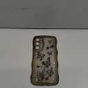 UEEBAI Wave Butterfly Case for Samsung Galaxy A16 4G/5G Case, Pretty Bling Star Butterfly for Women Cute Shiny Glitter Phone Cover for Girls Bling Clear Cover Curly Shockproof Girly Shell - Black