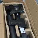 Amazon Basics Single Computer Monitor Stand with Tilt and Rotation, Height Adjustable VESA Desk Arm Mount, Steel, 30 inches, Black