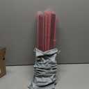 Mahjong Racks with Pushers, Anti-Slip Design Clear All-in-One Mahjong Racks and Pushers - Modern American Mahjong Tile Racks Set of 4 (Bling Pink)