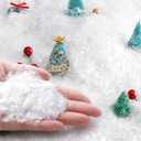 Shupakul 20oz/570g Christmas Fake Snow Decoration- White Twinkles Artificial Flake Fake Snow Powder Filler- Sparkling Artificial Snow for Christmas Village Decoration DIY Crafts