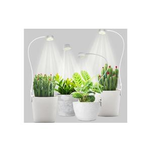 Shyineyou Small Grow Lights for Indoor Plants Full Spectrum,Plant Lights for Indoor Growing, Clip on Plant Grow Light with 3/9/12H Timer for Succulents,Small Plants, 4-Pack