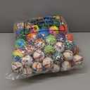 Yunsailing 108 Pcs Mini Stress Balls Bulk 2.4 Inch Sensory Fidget Balls Treasure Box Prizes Soft Assorted Stress Relief Toys for Hand Wrist Finger Exercise Adults and Teens Party Favor Classroom