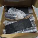 Maitys 4 Inch Round Solid Furniture Legs Furniture Wooden Replacement Chair Feet Dresser Sofa Couch Legs Table Cabinet Footstool DIY Projects for Home (Black,24 Pcs)