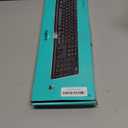 TECKNET Wireless Keyboard, 2.4G Silent Full-Size USB Keyboard with Number Pad, Ergonomic Keys & Adjustable Feet, Compatible with Laptop, PC, Desktop, Notebook, Windows 11/10/8/7 Black