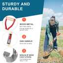 Drain Spade Garden Digging Serrated Shovel 44 inches