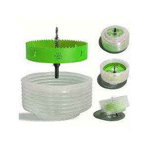 Doaho 6 1/4 Inch Hole Saw for Recessed Lights with Dust Bowl,Bi-Metal Construction 6.25 in (159mm) Hole Saw for LED Recessed Lighting,Wood and Plastic