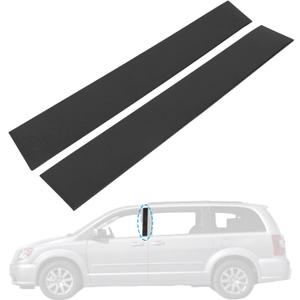 2Pack B Pillar Trim Door Molding Set, Fit for 2008-2020 Dodge Grand Caravan