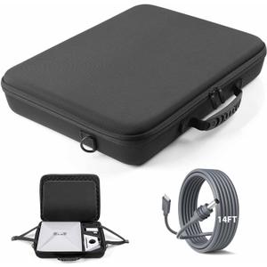 Starlink Mini Case with 16FT Starlink Mini Power Cord Type C to DC Superior Protection, Lightweight & Stylish Design, Optimized Heat Dissipation, Perfect Compatibility with Starlink & Accessories