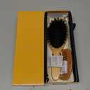 100% Boar Bristle Hair Brush for Women Set by Belula (L Size). Soft Natural Bristles for Thin and Fine Hair. Wooden Comb, Travel Bag and Spa Headband Included!