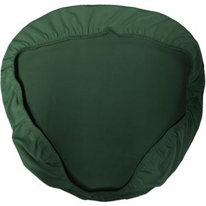 LA Linen Spandex Chiavari Chair Cushion Cover (1 Pack), Hunter Green, Solid