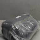 INVENHO Rectangle Washable Orthopedic Dog Bed for Small, Medium and Large Dogs, Soft Calming, Sleeping Puppy Bed Durable Pet Cuddler with Anti-Slip Bottom, S (20"x19"x6") (Grey)