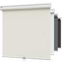 MYshade Blackout Cordless Roller Shades, Room Darkening Free-Stop Roll Up Blinds for Windows, Pull Down Blocking Blind for Home and Office, Easy to Install, 39.5" W X 72" H, Beige