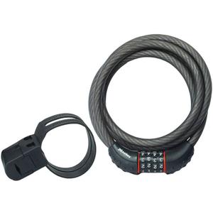 Master Lock Cable Lock, Set Your Own Combination Bike Lock, 6 ft. Long, Black, 8122D