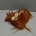 karlery Men Women Long Straight Orange Ginger Mullet Wig 70s 80s Heavy Metal Rocker Punk Wig for Cosplay Event Costume Halloween Party