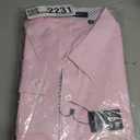 HISDERN Mens Dress Shirts Long Sleeve Button Down Casual Shirts for Men Inner Contrast Formal Business Tuxedo Wedding Shirt (XX-Large, C2-pink (Polka Dot))