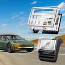 2026 Te sla New Model Y Screen Protector for 2026 15.4" Front & 8Inch Rear Tempered Glass HD with Alignment Kit Accessories Te sla Model Y Juniper Accessories 2026