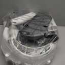 Potty Training Seat, SKYROKU Potty Training Toilet with Step Stool Ladder, for Kids Boys Girls Toddlers - Comfortable Safe Potty Seat with Anti-Slip Pads Ladder (8838+Grey)