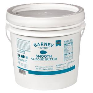 Barney Butter Almond Butter, Smooth, 1 Gallon, Skin-Free Almonds, No Stir, Non-GMO, Gluten Free, Keto, Paleo, Vegan, Best By: 11/21/2025