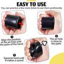 Novelty Squeeze Pooter Fart Machine with Realistic Sound Effects - Pocket-Size Prank Noisemaker,Joke Toys, Prank Farting Toys Rubber, Makes The Most Realistic Sounds for Party Gift Toy (Red)