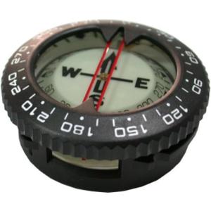 Scuba Choice Diving Compass Module - Glow in The Dark, Aluminum, 80M Max Depth, Portable, 25 Tilt, Compact & Durable - Reliable Underwater Navigation, Gear Divers, Marine Navigation Tool