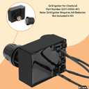 BQMAX G511-0055-W1 Ignition for Charbroil Grill Ignitor Replacement Kit, Electronic Ignition Module and 2 Push Grill Igniters Button with Wires for Charbroil Surefire Ignition Systems, 4 Outlets