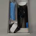 Braun Electric Series 3 Razor with Precision Trimmer, Rechargeable, Wet & Dry Foil Shaver for Men, Blue/Black, 4 Piece