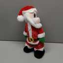 SdeNow Dancing Santa Claus Plush Toy – Animated Singing and Twisted Wiggle Hip Christmas Figure for Kids, Funny Musical Holiday Decor, Interactive Christmas Plush Gift – Spanish Song