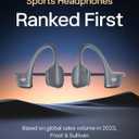 SHOKZ OpenRun Pro 2 - Open-Ear, Bone Conduction Sport Workout Headphones - Black