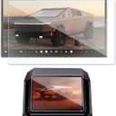 2PCS Matte 2025 Tesla Cybertruck Screen Protector Compatible with Cybertruck Tesla 2024 Front & Back Screen Protector 18.5&9.4 Rear Seat Display Nav. Matte&Rear Screen Anti Glare/Anti Fingerprint (2)