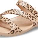 Crocs Women's Kadee II Strappy Sandals (8, Leopard)